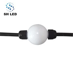 LED jól RGB lit Pixel kúlustrengur